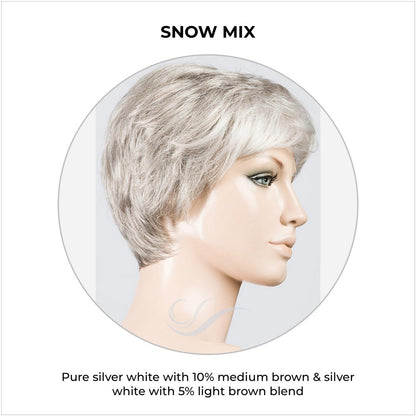 Estate by Ellen Wille in Snow Mix-Pure silver white with 10% medium brown & silver white with 5% light brown blend