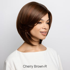 Findley by Amore wig in Cherry Brown-R Image 4
