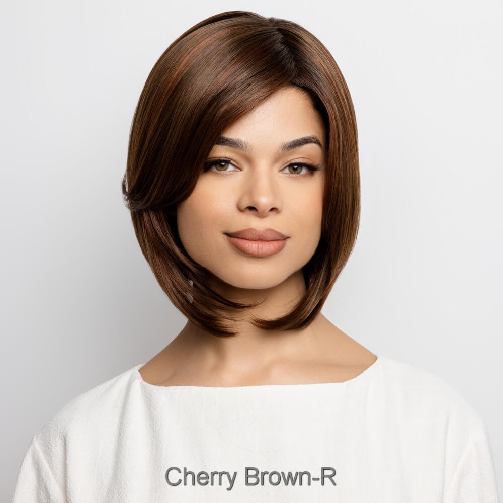 Findley by Amore wig in Cherry Brown-R Image 3