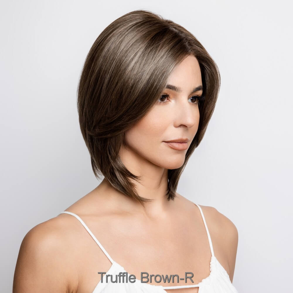 Findley by Amore wig in Truffle Brown-R Image 4