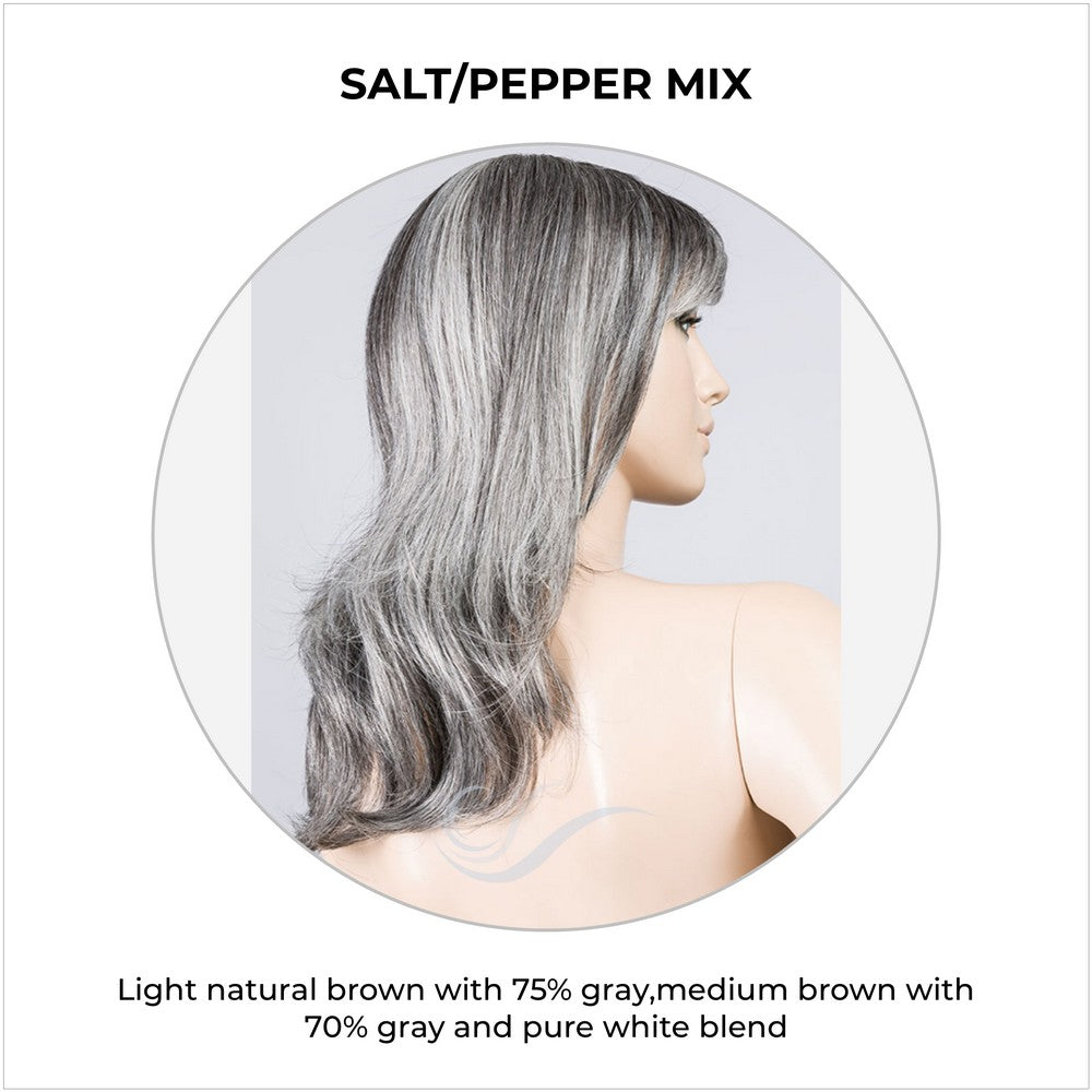 Flash Mono by Ellen Wille in Salt/Pepper Mix-Light natural brown with 75% gray,medium brown with 70% gray and pure white blend