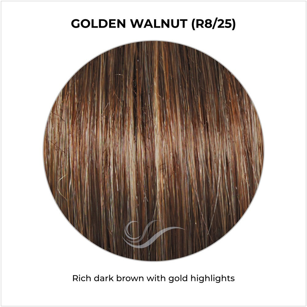 Golden Walnut (R8/25)-Rich dark brown with gold highlights