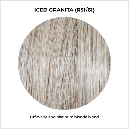 Iced Granita (R51/61)-Off-white and platinum blonde blend