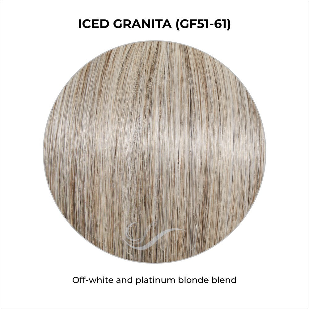 Iced Granita (GF51-61)-Off-white and platinum blonde blend