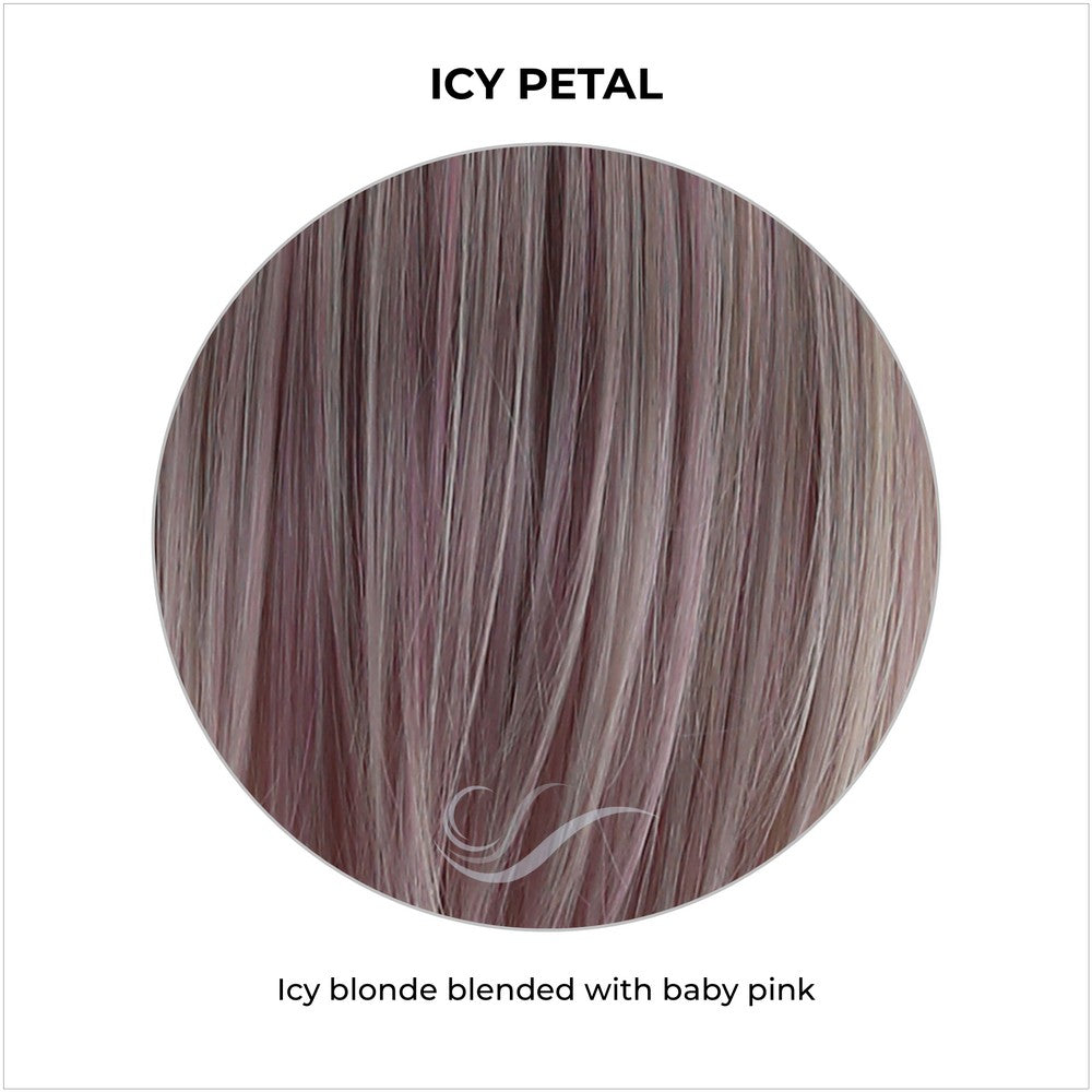 Icy Petal-Icy blonde blended with baby pink