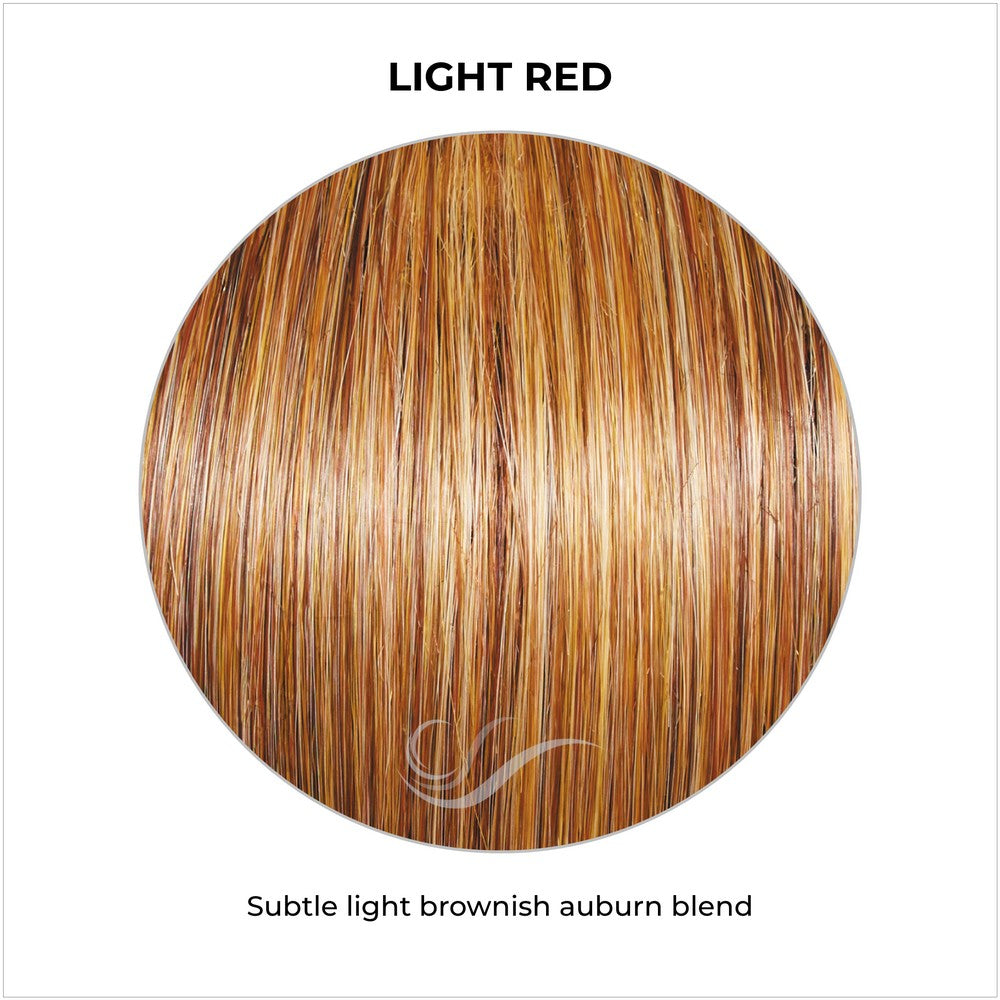 Light Red-Subtle light brownish auburn blend