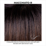 Load image into Gallery viewer, Macchiato-R-A beautiful blend of chestnut brown and soft dark blonde with dark brown roots
