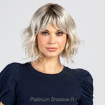 Load image into Gallery viewer, Marsha by Envy wig in Platinum Shadow-R Image 5
