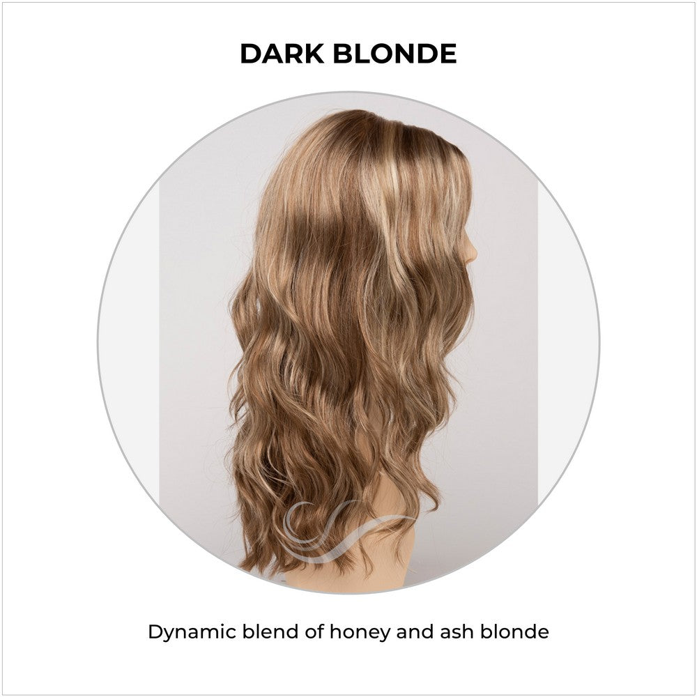 Maya wig by Envy in Dark Blonde-Dynamic blend of honey and ash blonde