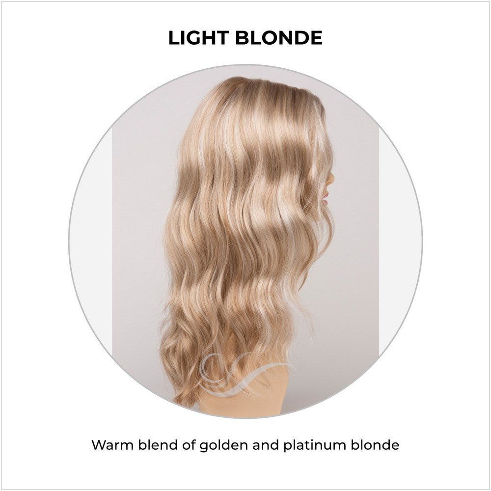 Maya wig by Envy in Light Blonde-Warm blend of golden and platinum blonde