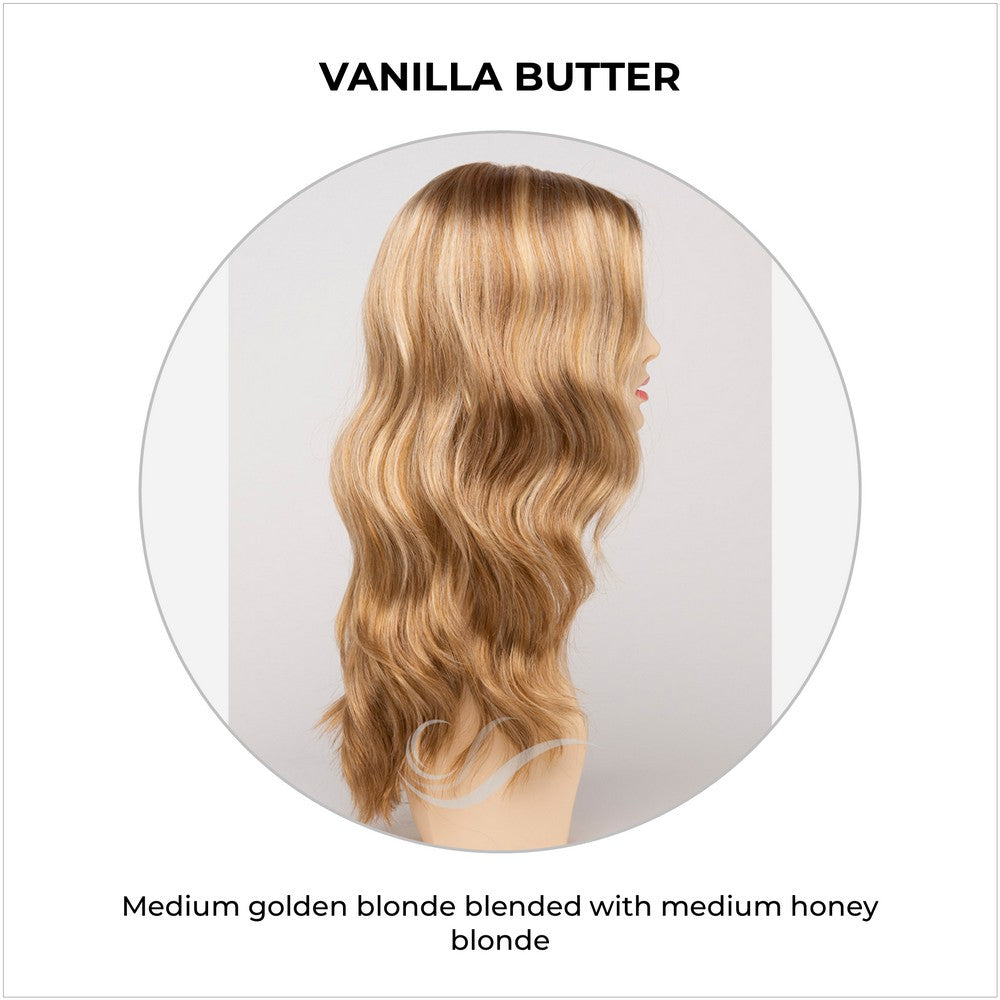 Maya wig by Envy in Vanilla Butter-Medium golden blonde blended with medium honey blonde