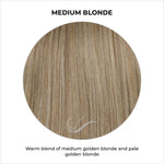 Load image into Gallery viewer, Medium Blonde-Warm blend of medium golden blonde and pale golden blonde
