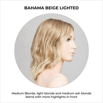 Dua by Ellen Wille in Bahama Beige Lighted-Medium Blonde, light blonde and medium ash blonde blend with more highlights in front