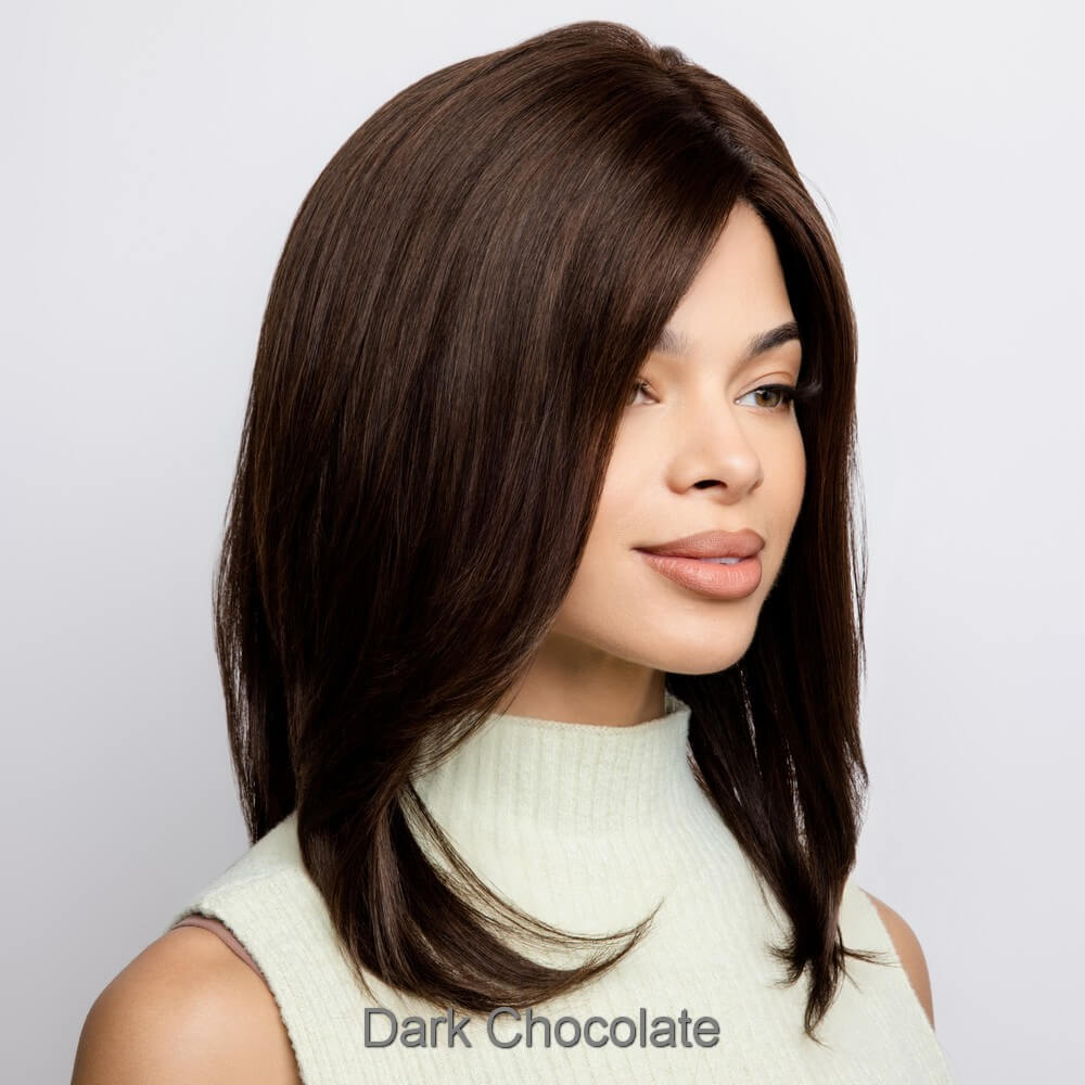 Oakly by Amore wig in Dark Chocolate Image 2