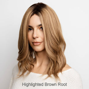 Oakly by Amore wig in Highlighted Brown Root Image 5