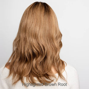 Oakly by Amore wig in Highlighted Brown Root Image 6