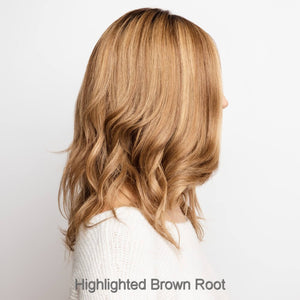 Oakly by Amore wig in Highlighted Brown Root Image 7