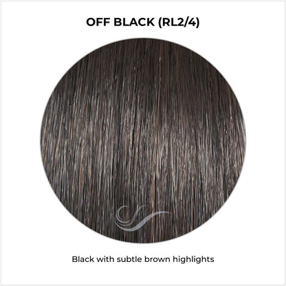 Off Black (RL2/4)-Black with subtle brown highlights