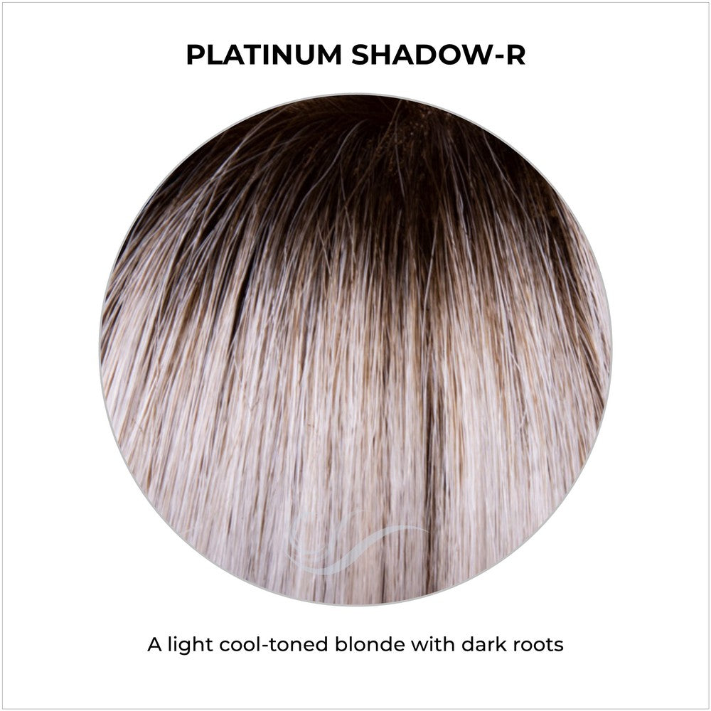 Platinum Shadow-R-A light cool-toned blonde with dark roots