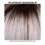 Load image into Gallery viewer, Platinum Shadow-R-A light cool-toned blonde with dark roots
