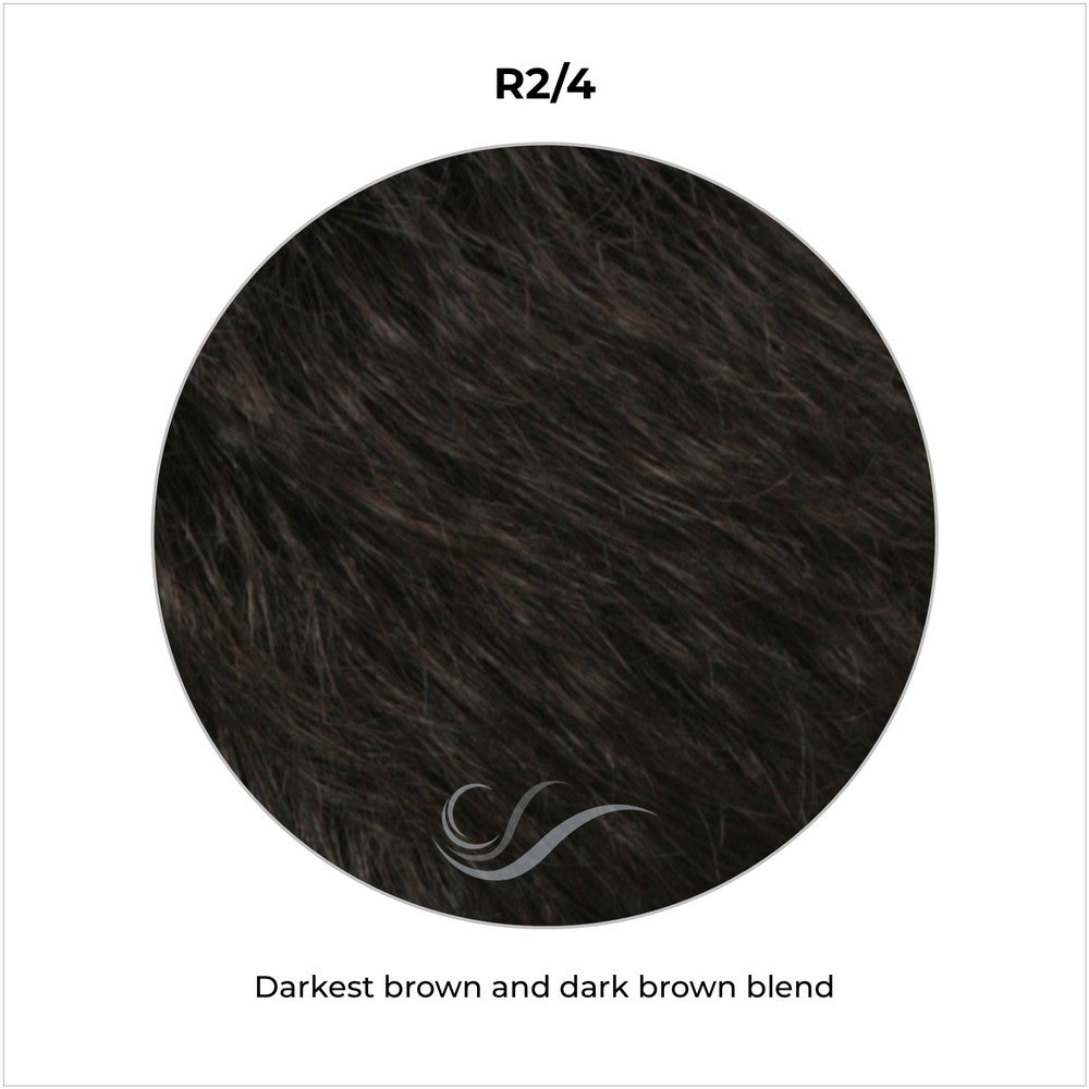 R2/4-Darkest brown and dark brown blend