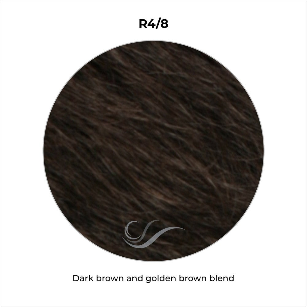 R4/8-Dark brown and golden brown blend