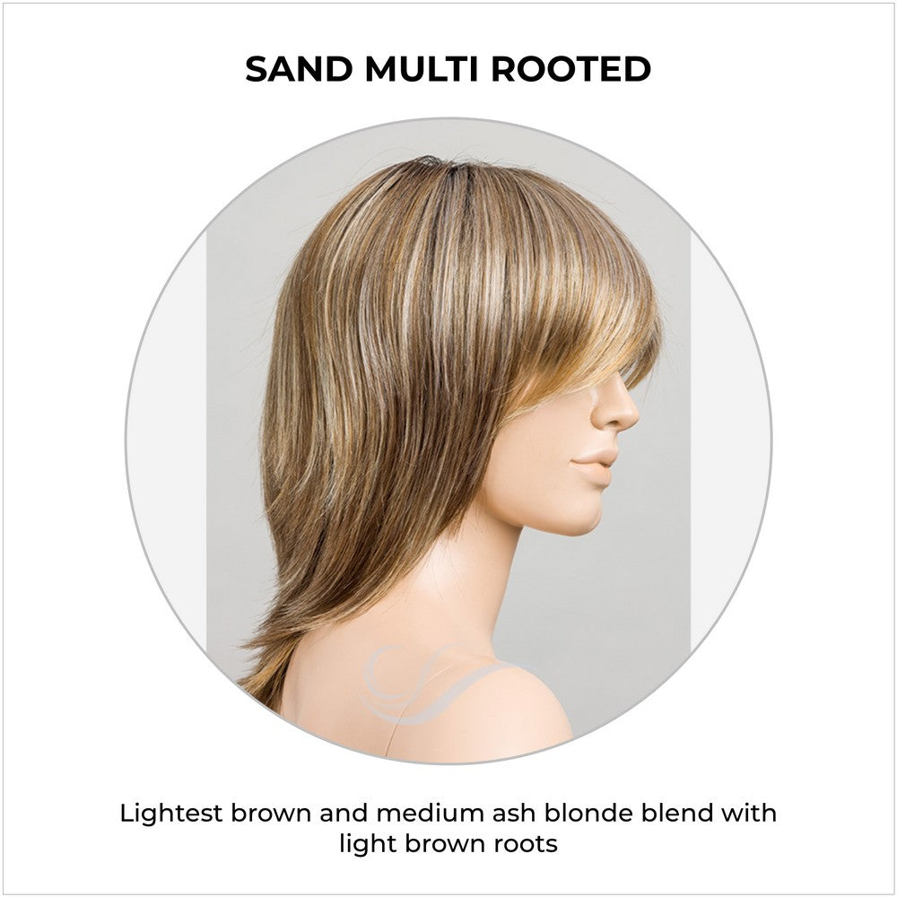 Rainbow by Ellen Wille in Sand Multi Rooted-Lightest brown and medium ash blonde blend with light brown roots