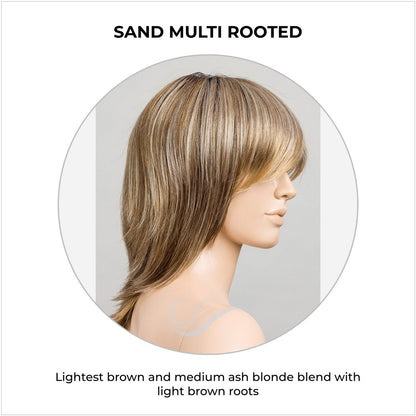 Rainbow by Ellen Wille in Sand Multi Rooted-Lightest brown and medium ash blonde blend with light brown roots