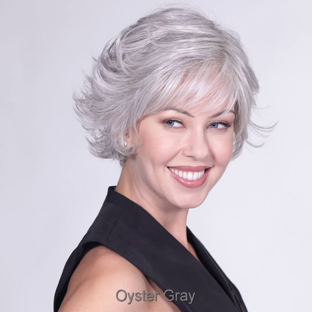 Roma by Belle Tress wig in Oyster Gray Image 6