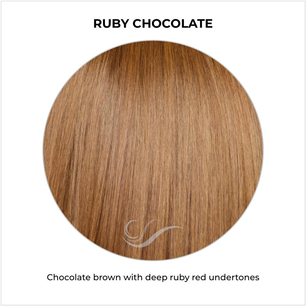 Ruby Chocolate-Chocolate brown with deep ruby red undertones