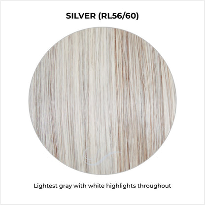 Silver (RL56/60)-Lightest gray with white highlights throughout