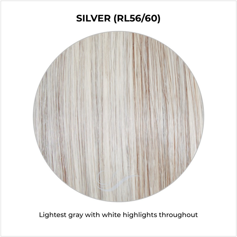 Silver (RL56/60)-Lightest gray with white highlights throughout