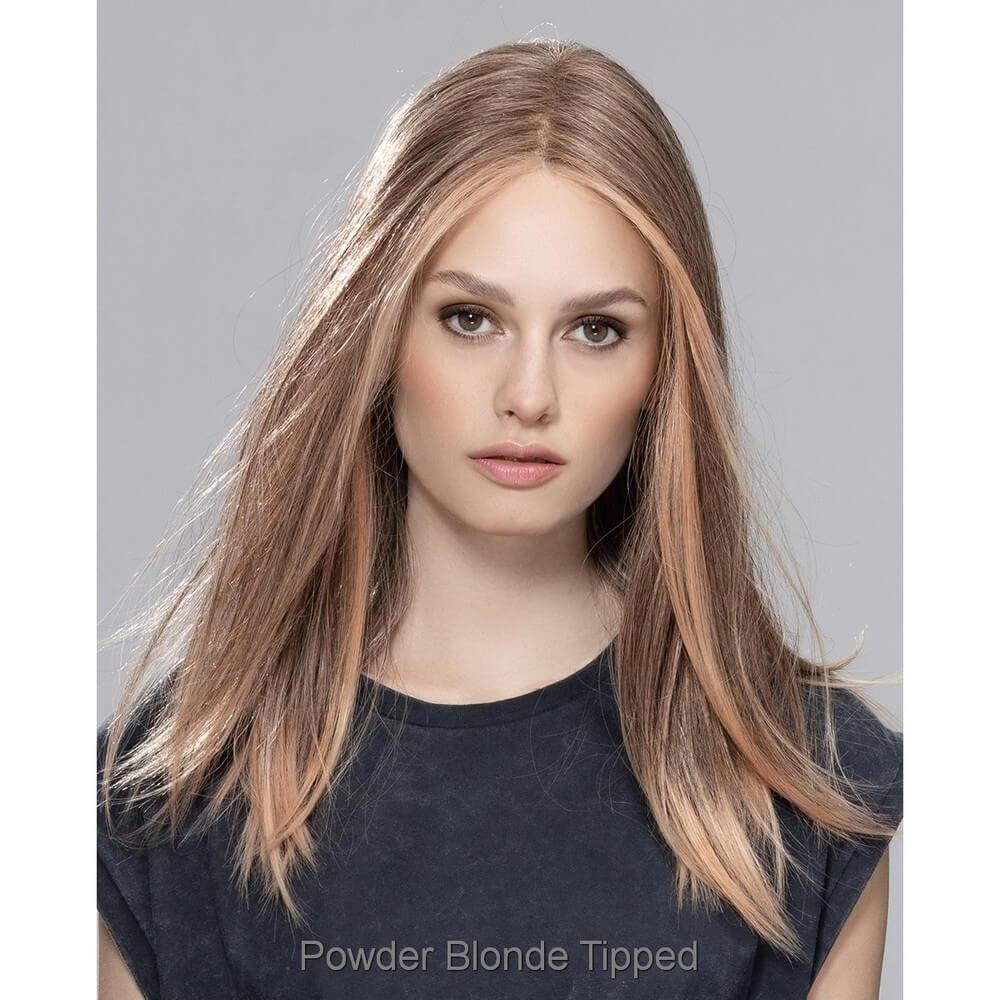 Sleek by Ellen Wille wig in Powder Blonde Tipped Image 3