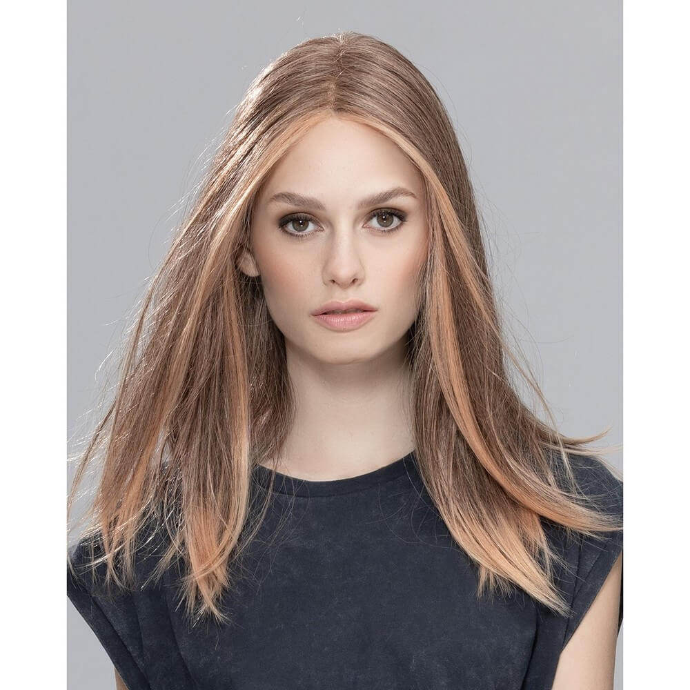 Sleek by Ellen Wille wig in Powder Blonde Tipped Image 1