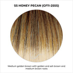 Load image into Gallery viewer, SS Honey Pecan (GF11-25SS)-Medium golden brown with golden and ash brown and medium brown roots
