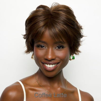 Star by Orchid wig in Coffee Latte Image 8