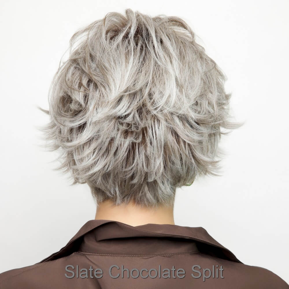 Star by Orchid wig in Slate Chocolate Split Image 8