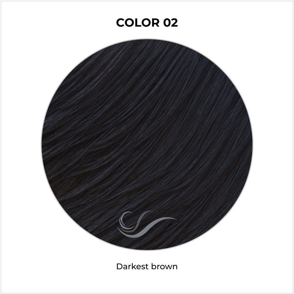 COLOR 02-Darkest brown