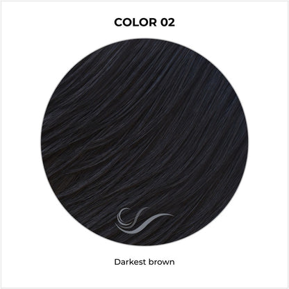 COLOR 02-Darkest brown