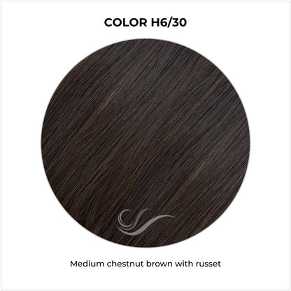 COLOR H6/30-Medium chestnut brown with russet