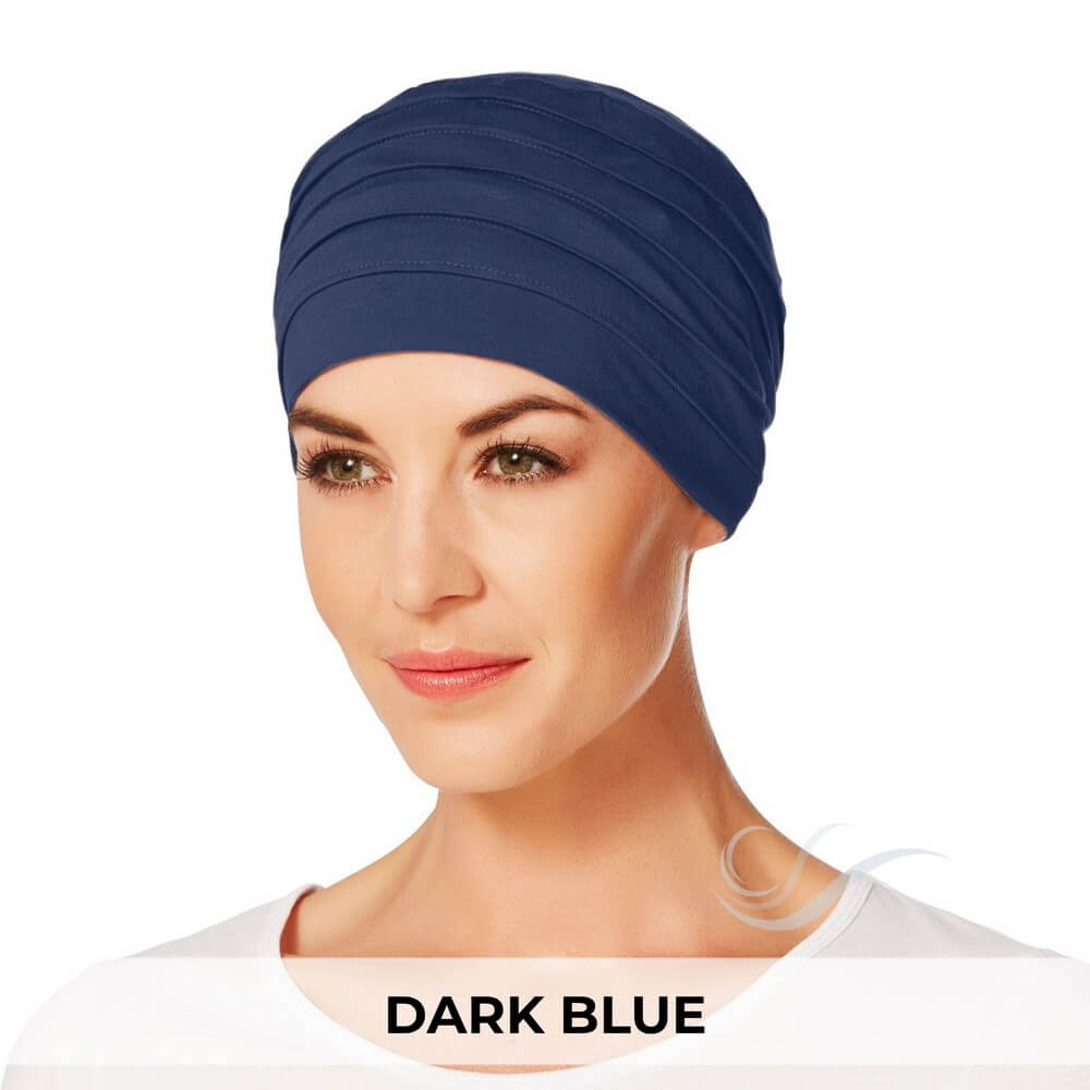 Christine Headwear Yoga Turban 255-Dark Blue