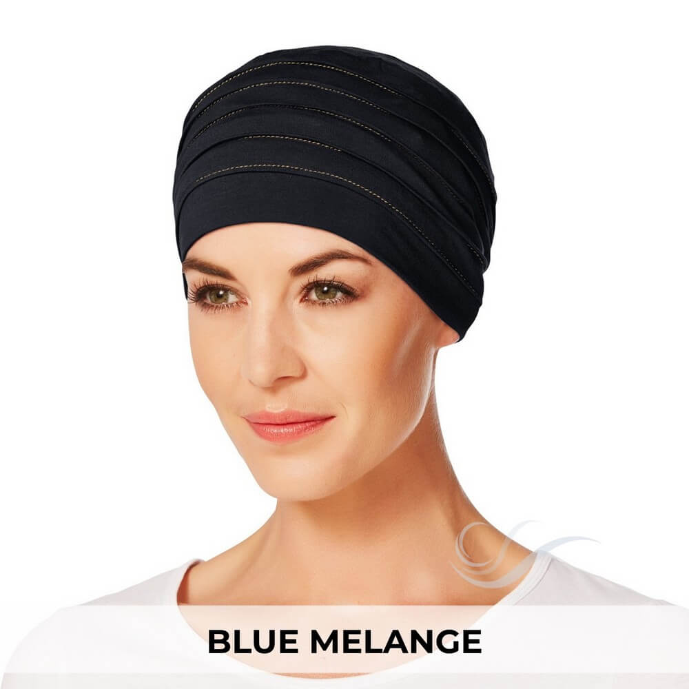 Christine Headwear Yoga Turban 391-Blue Melange