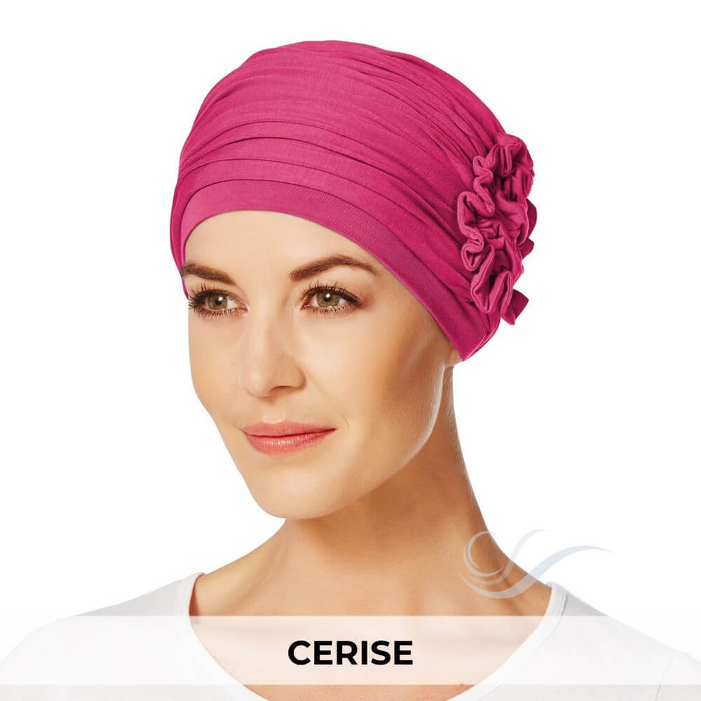 Christine Headwear Lotus Turban 254-Cerise
