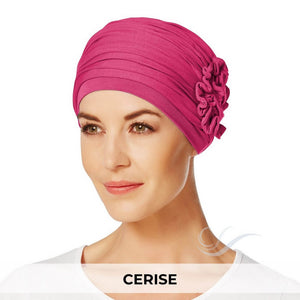 Christine Headwear Lotus Turban 254-Cerise