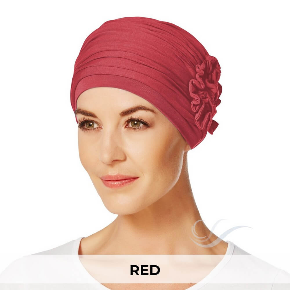 Christine Headwear Lotus Turban 361-Red