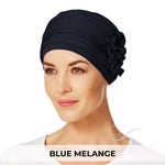 Load image into Gallery viewer, Christine Headwear Lotus Turban 391-Blue Melange
