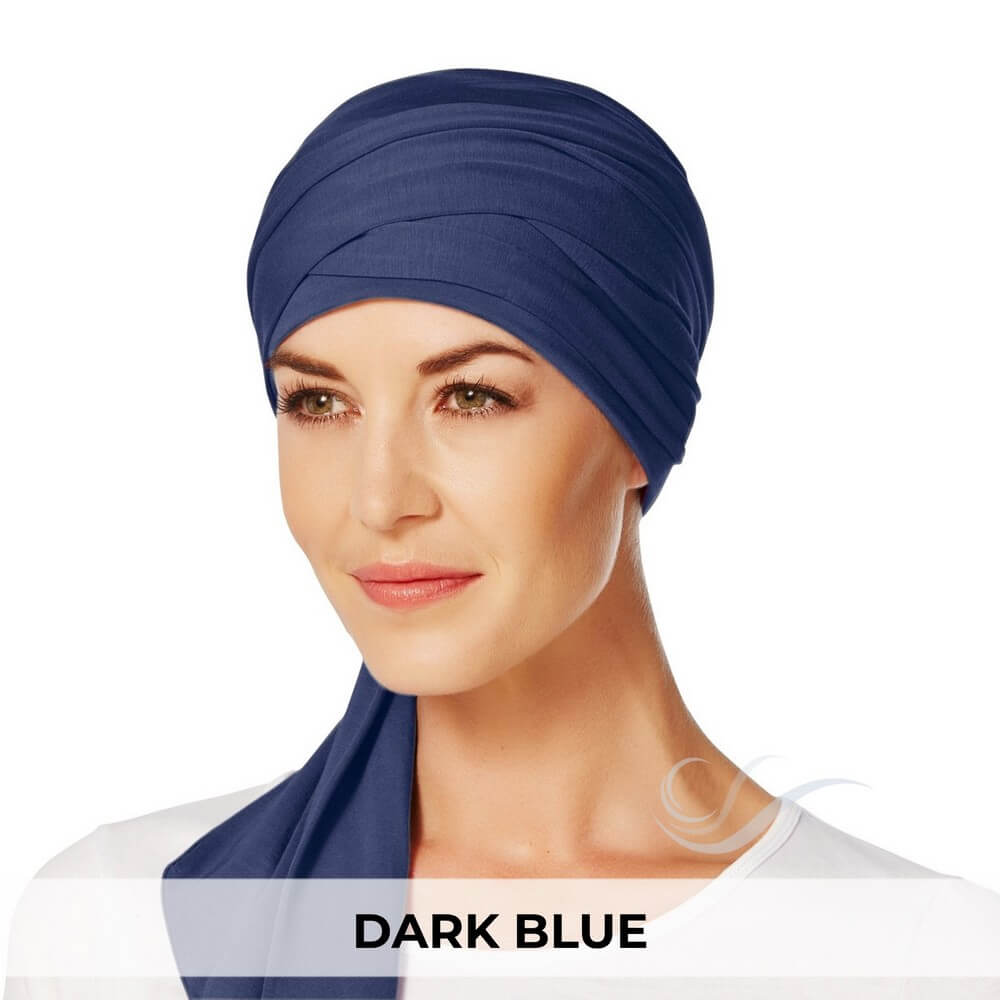Christine Headwear Mantra Long Scarf 255-Dark Blue