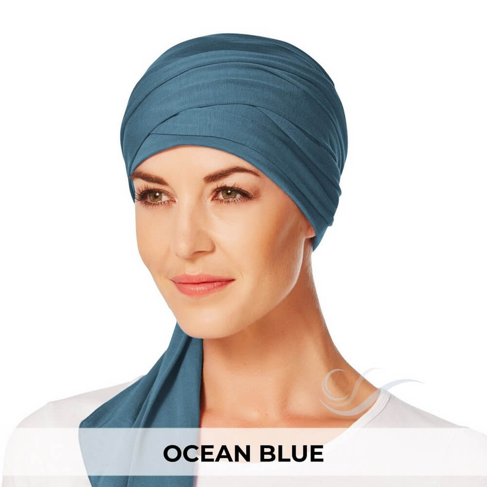 Christine Headwear Mantra Long Scarf 295-Ocean Blue