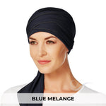 Load image into Gallery viewer, Christine Headwear Mantra Long Scarf 391-Blue Melange
