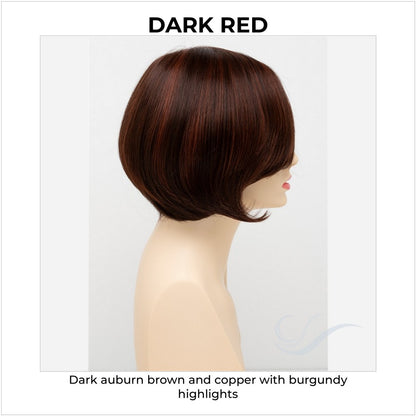 Abbey By Envy in Dark Red-Dark auburn brown and copper with burgundy highlights